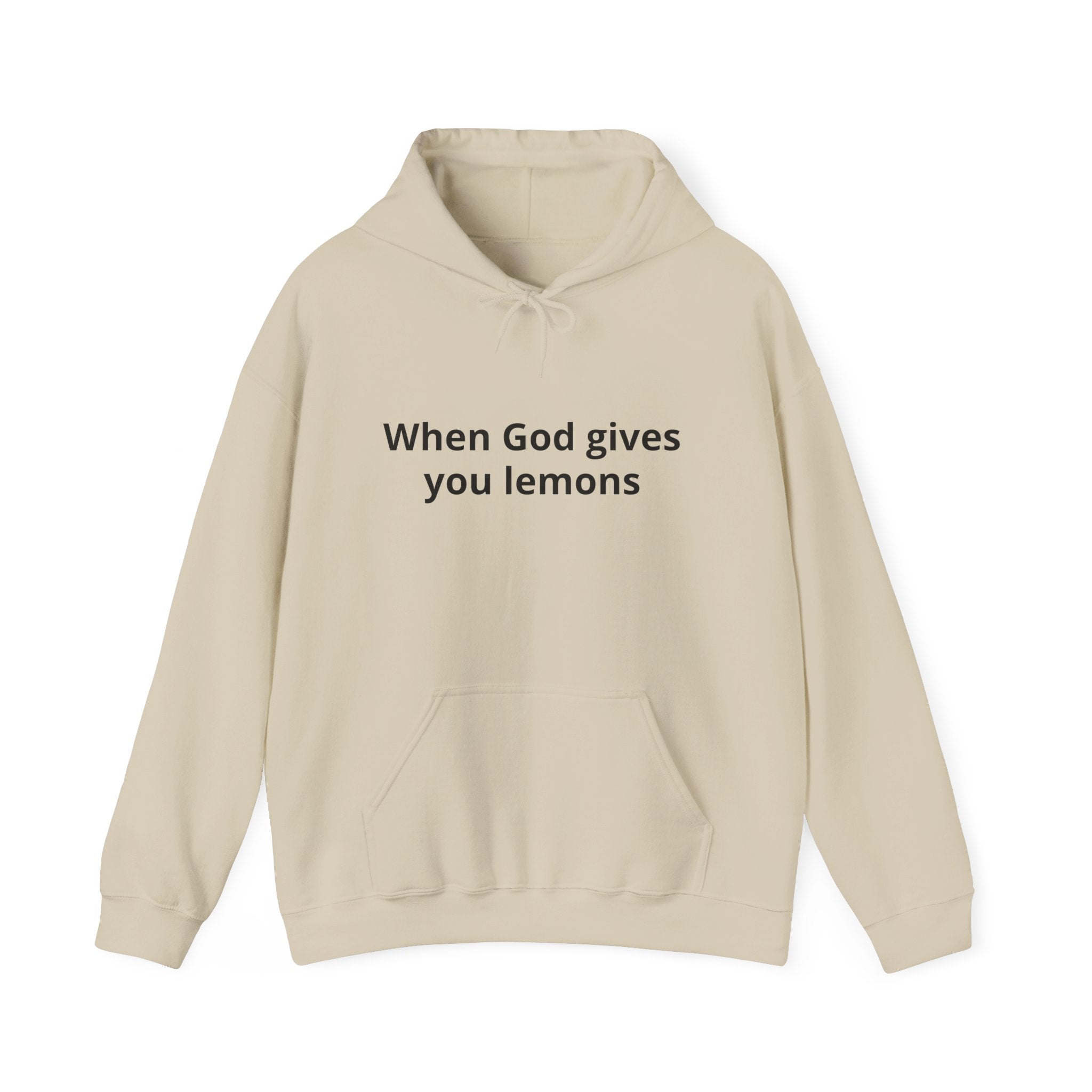 When God Gives You Lemons Hoodie – Christian Inspirational Pullover