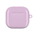 Glossy Silicone AirPod Case — Protective Purple & Clear Charging Case
