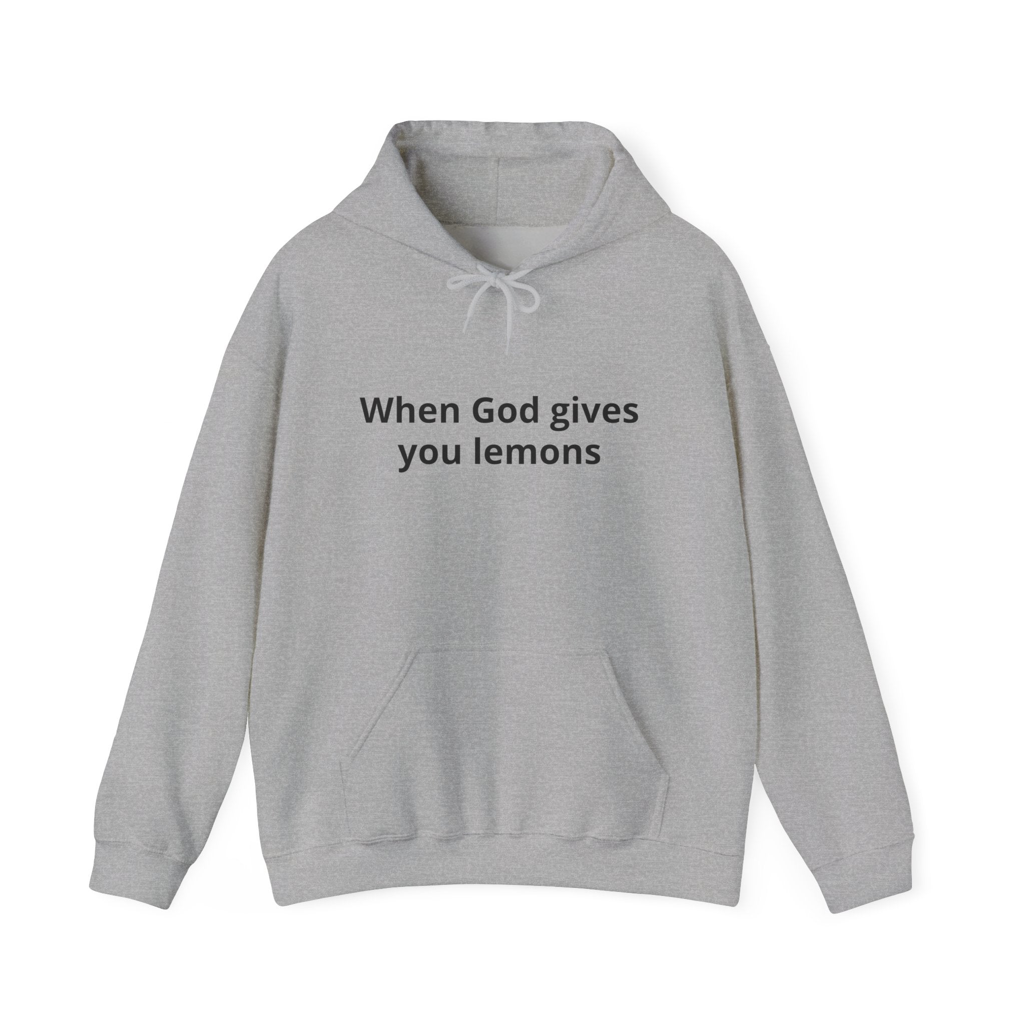 When God Gives You Lemons Hoodie – Christian Inspirational Pullover