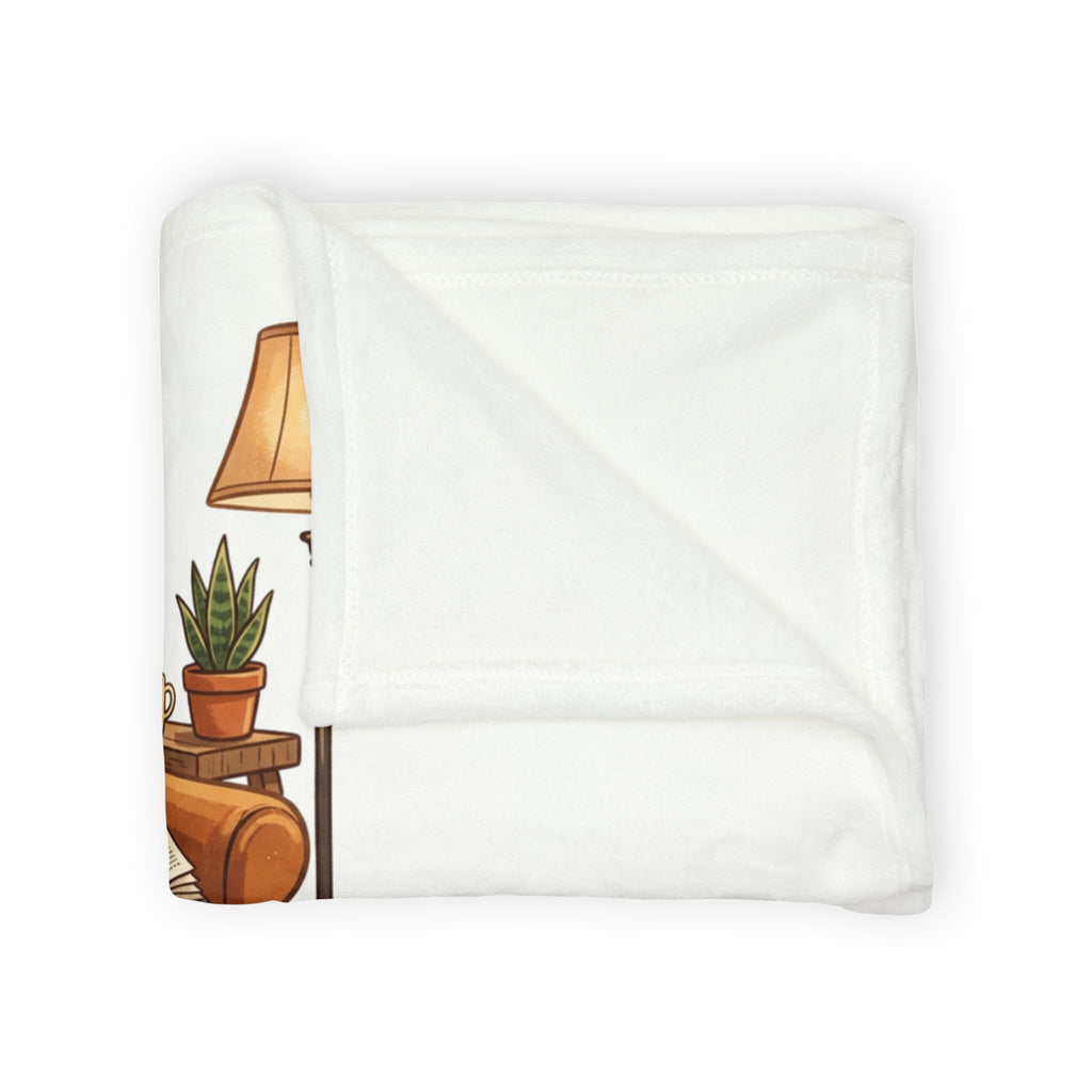 Cozy Corner Throw Blanket – Soft Polyester Reading Chair Design