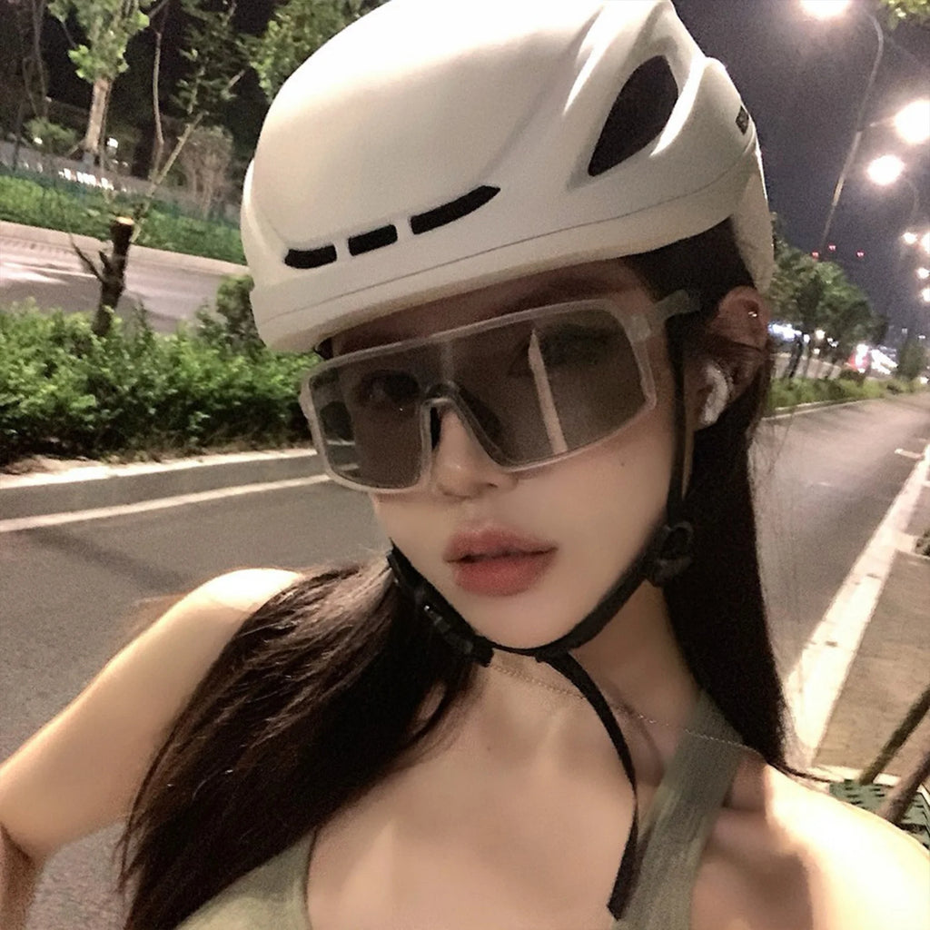 Anti-UV Protection Sports Sunglasses Lens Color Change Anti-UV Sunglasses Cycling Eye Protection Color Changing Sunglasses