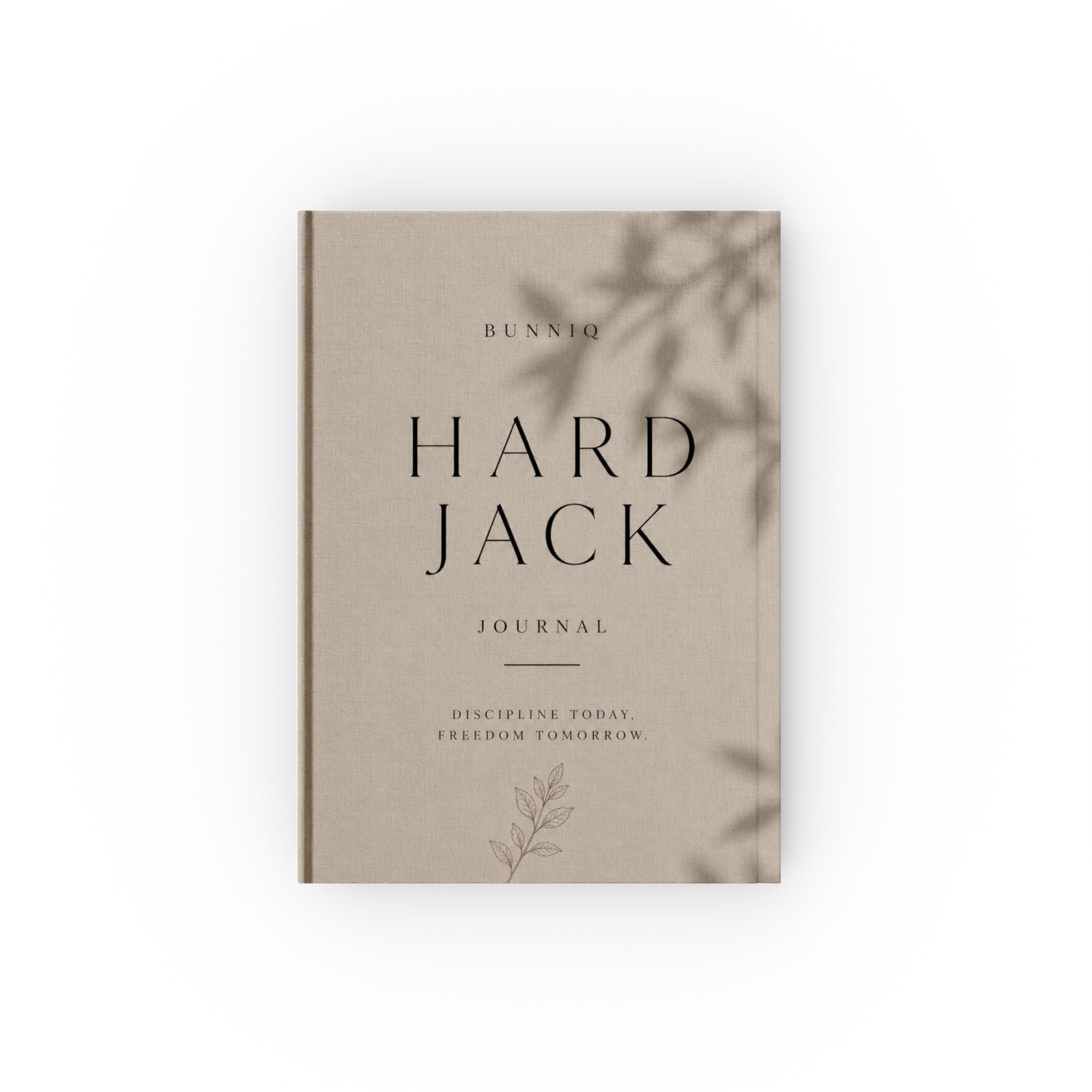 Hard Jack Hardback Journal — Elegant Neutral Hardcover Notebook for Notes & Journaling