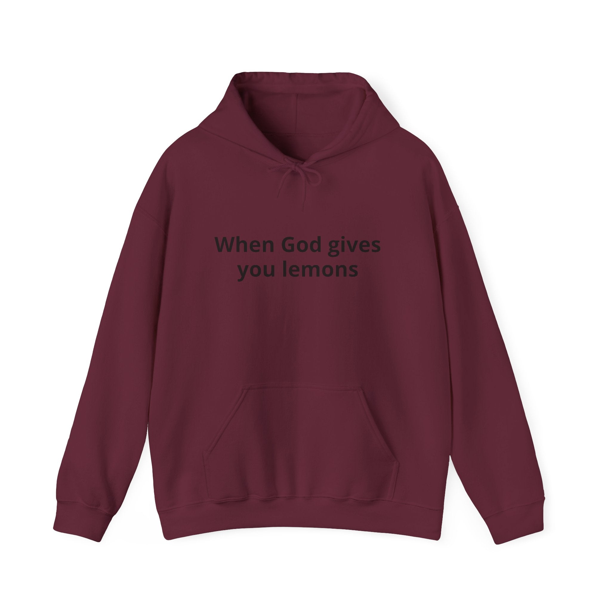 When God Gives You Lemons Hoodie – Christian Inspirational Pullover