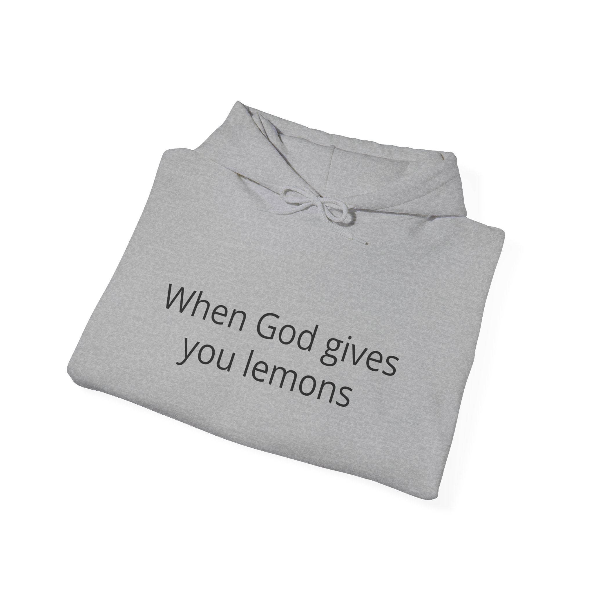 When God Gives You Lemons Hoodie – Christian Inspirational Pullover