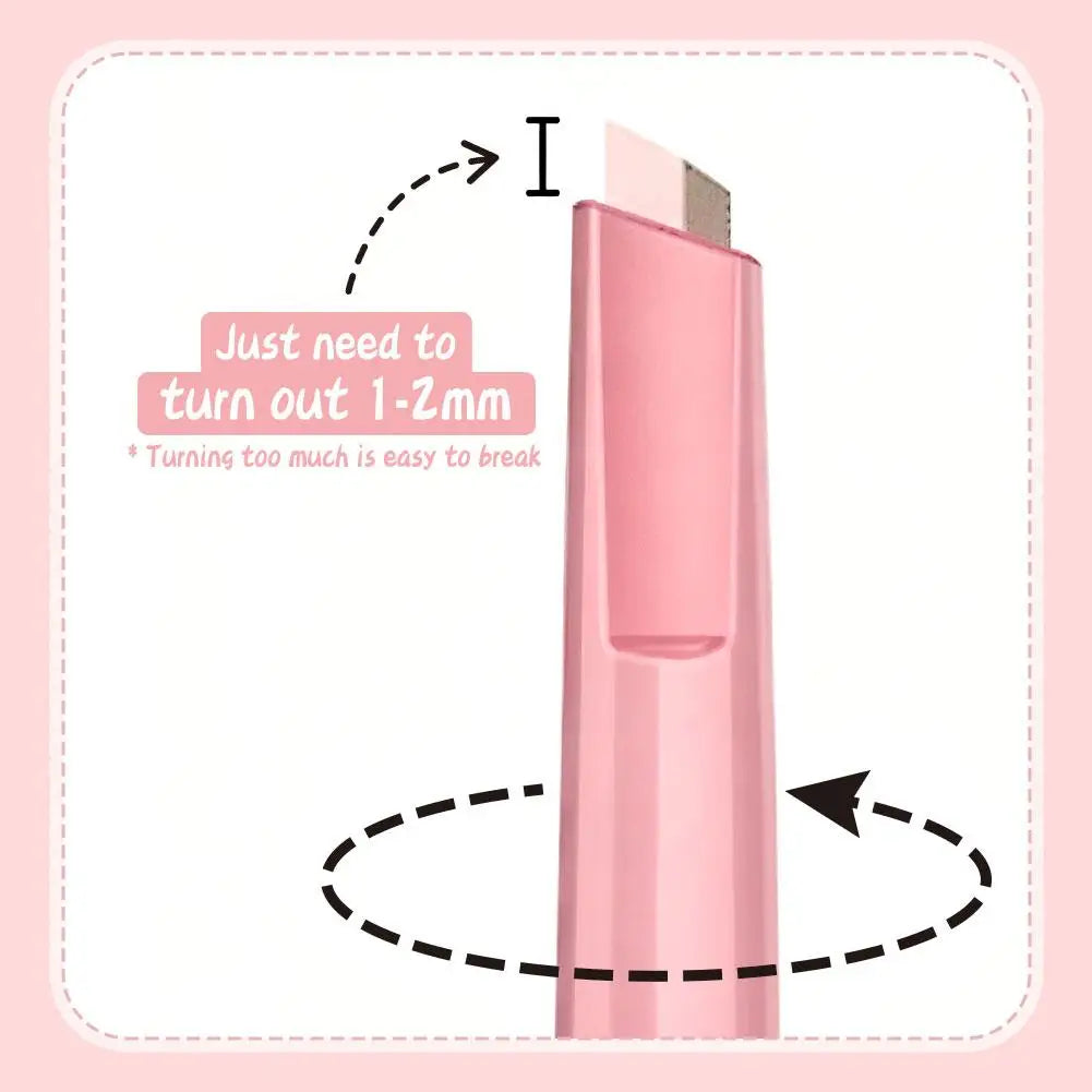2 In 1 Natural Effect Eye Makeup Pen Brightens Shadows Under-eye Brightener Water-resistant Three-dimensional Eye Makeup Pen
