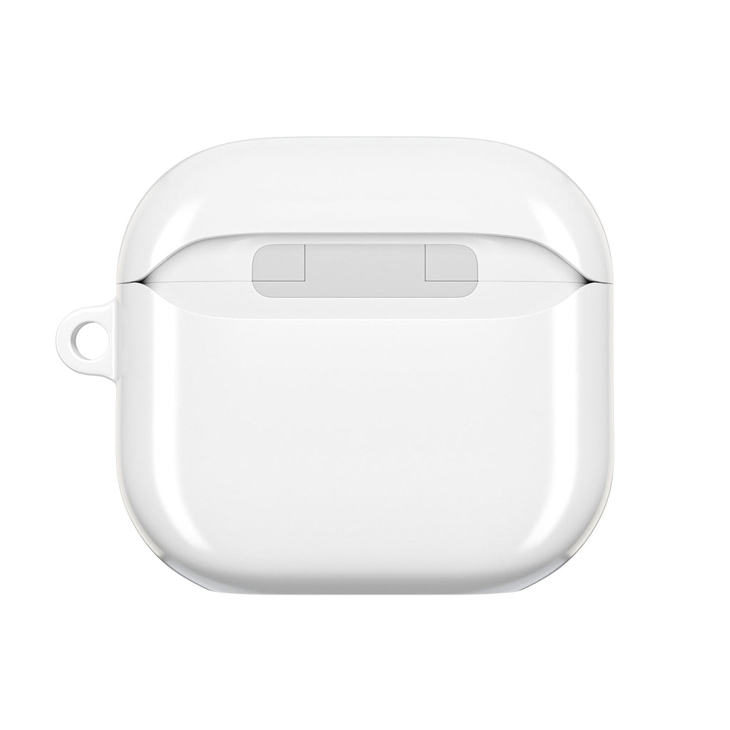 Glossy Silicone AirPod Case — Protective Purple & Clear Charging Case