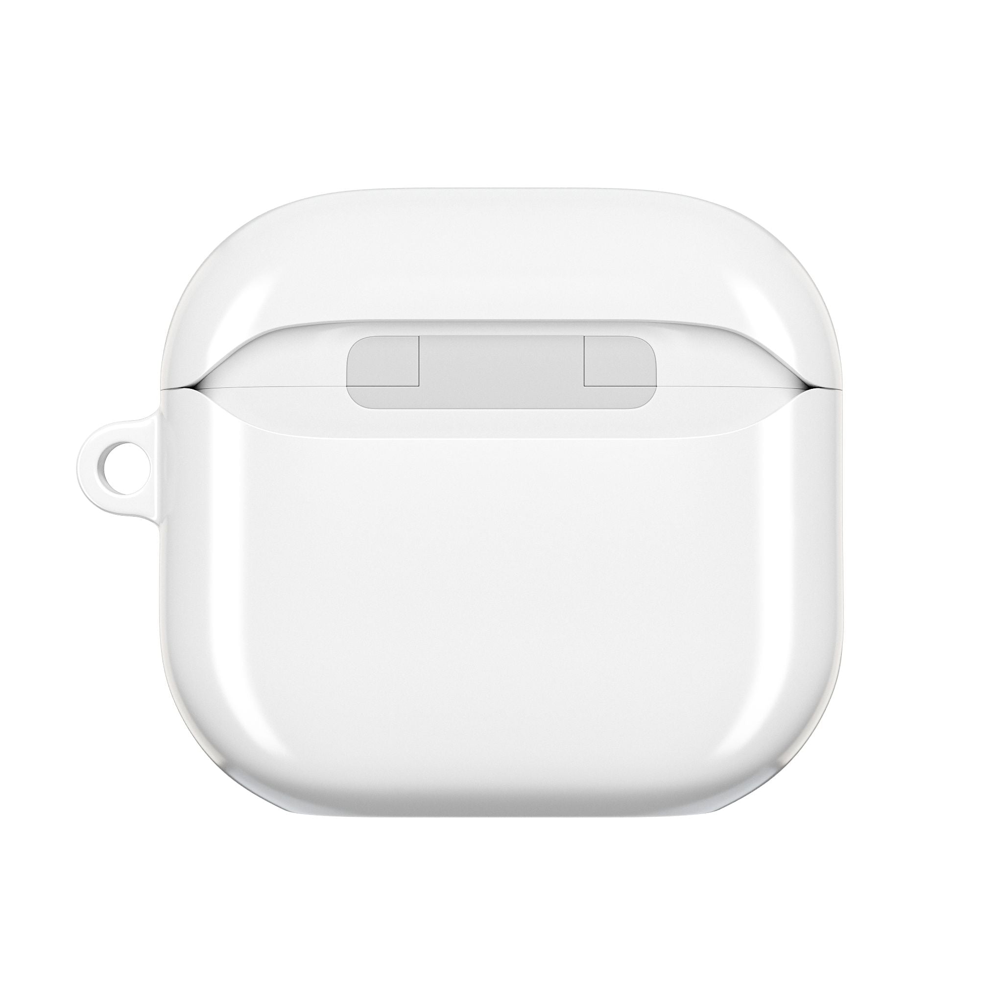 Glossy Silicone AirPod Case — Protective Purple & Clear Charging Case