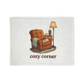 Cozy Corner Throw Blanket – Soft Polyester Reading Chair Design