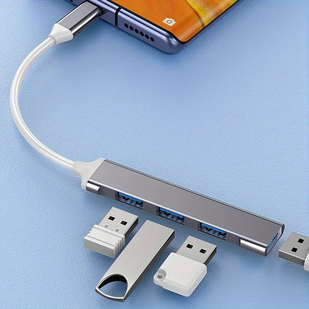 4‑Port USB‑C Hub Adapter