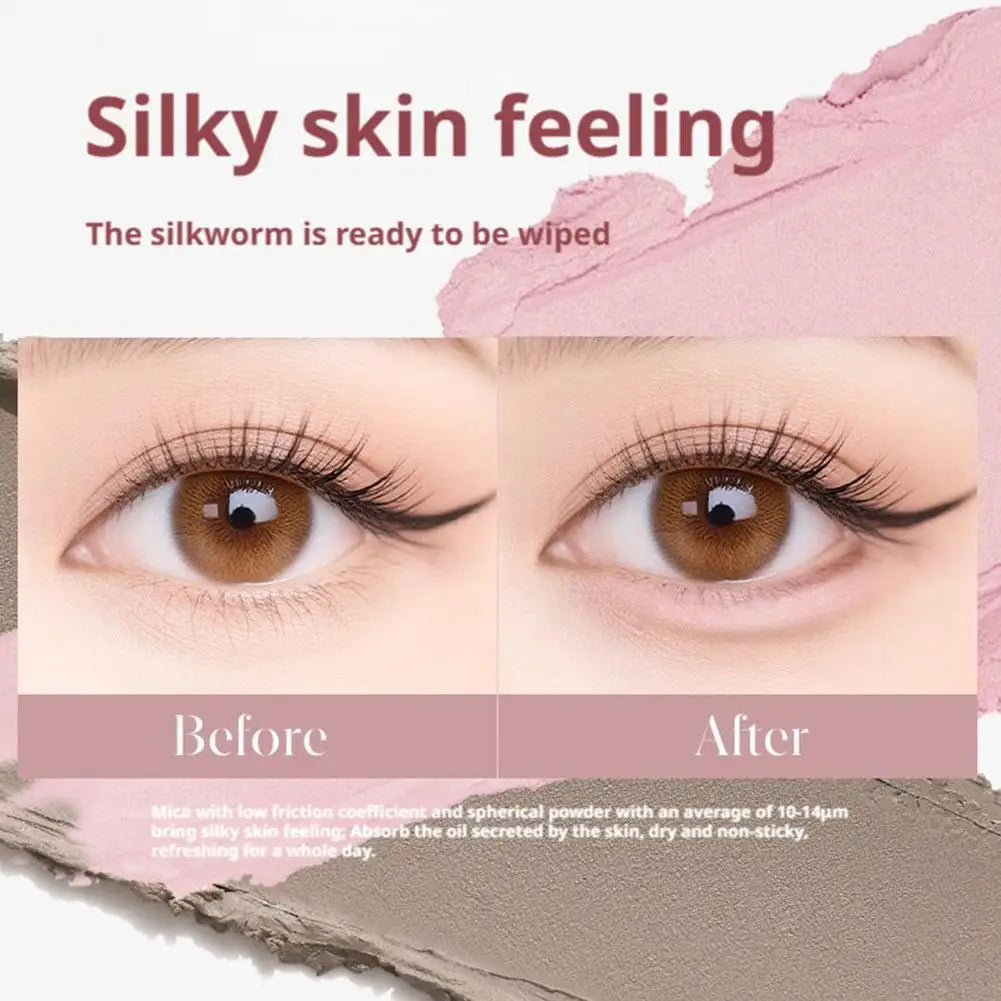 2 In 1 Natural Effect Eye Makeup Pen Brightens Shadows Under-eye Brightener Water-resistant Three-dimensional Eye Makeup Pen