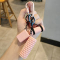 Mini Yoga Mat Foam Roller Keychain Bag Charm - Simulation Fitness Bricks Keychain Gym Bag Accessory Gift for Women Yoga Lovers