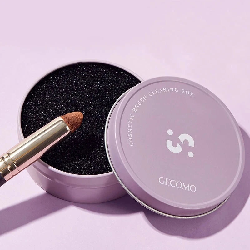 Makeup Brush Cleaning Box Quick Clean Sponge Eyeshadow Brushes Dry Cleaner Cosmetic Wash Clean Powder Tool Makeup Accessories